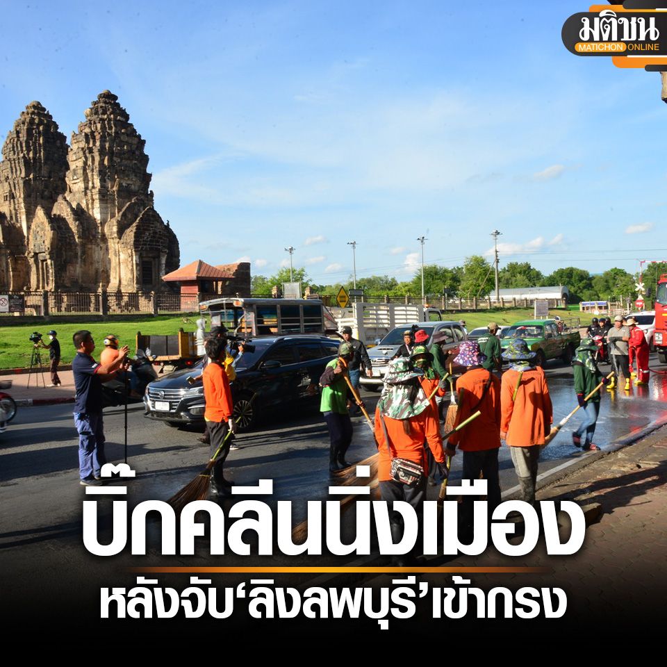 泰国华富里市区上千只“泼猴”被捕！民众开心搞大扫除